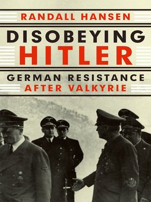 cover image of Disobeying Hitler